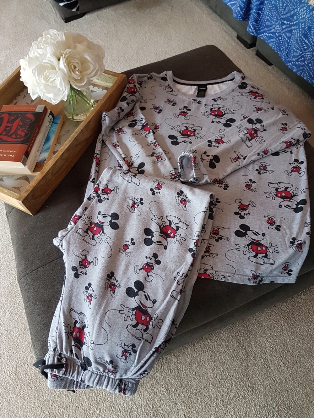 Disney Mickey Mouse Gray Pajama Bottoms - Picture 7 of 15